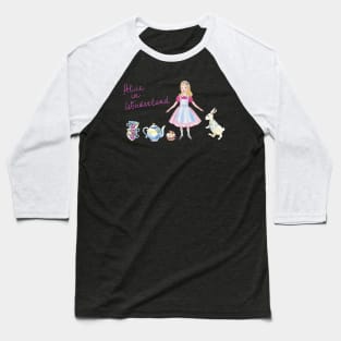 Alice in wonderland Baseball T-Shirt